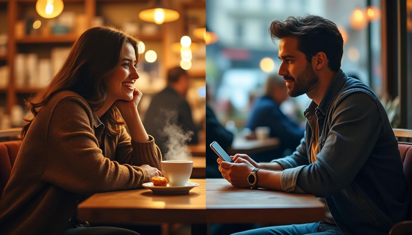 découvrez comment l'usage du téléphone influence nos échanges quotidiens et interrogez-vous sur l'impact de la technologie sur la véritable communication humaine.