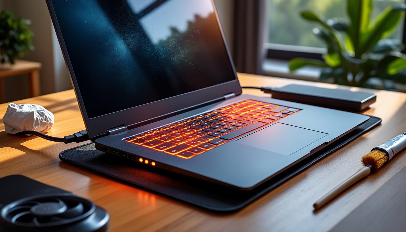 découvrez les causes courantes de la surchauffe de votre pc portable, apprenez à effectuer des tests efficaces et explorez les accessoires indispensables pour garder votre ordinateur au frais et performant.