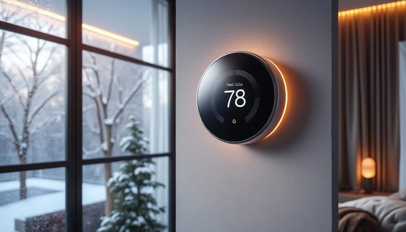 découvrez comment un thermostat intelligent peut optimiser le chauffage de votre maison en hiver et réduire significativement votre consommation d'énergie.