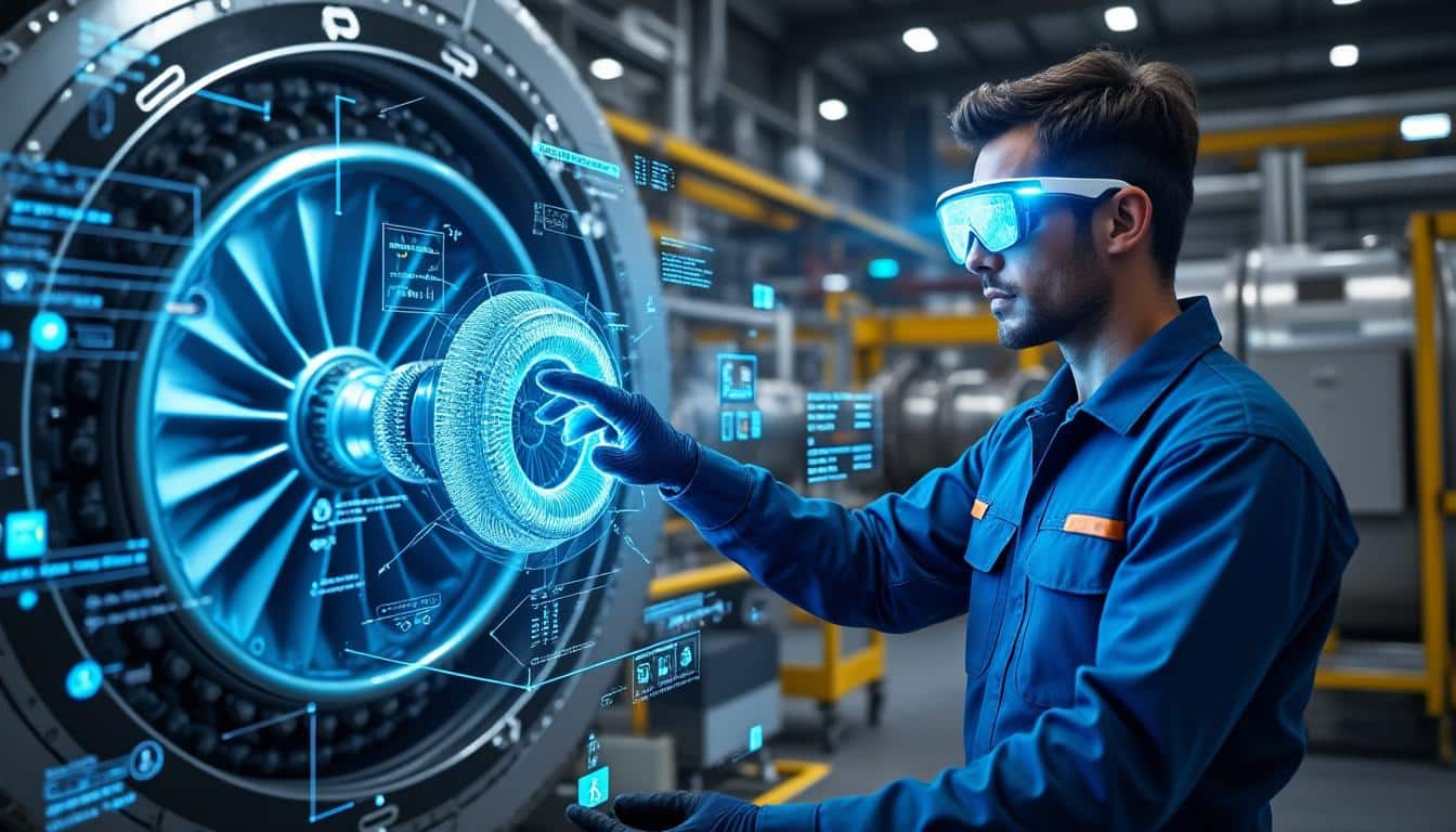 découvrez comment la réalité augmentée révolutionne la maintenance industrielle high-tech à distance, optimisant efficacité et réduction des coûts grâce à des interventions innovantes.