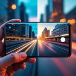 la stabilisation optique sur téléphone photo permet d'éliminer le flou de bougé pour des photos nettes et claires, même en mouvement.