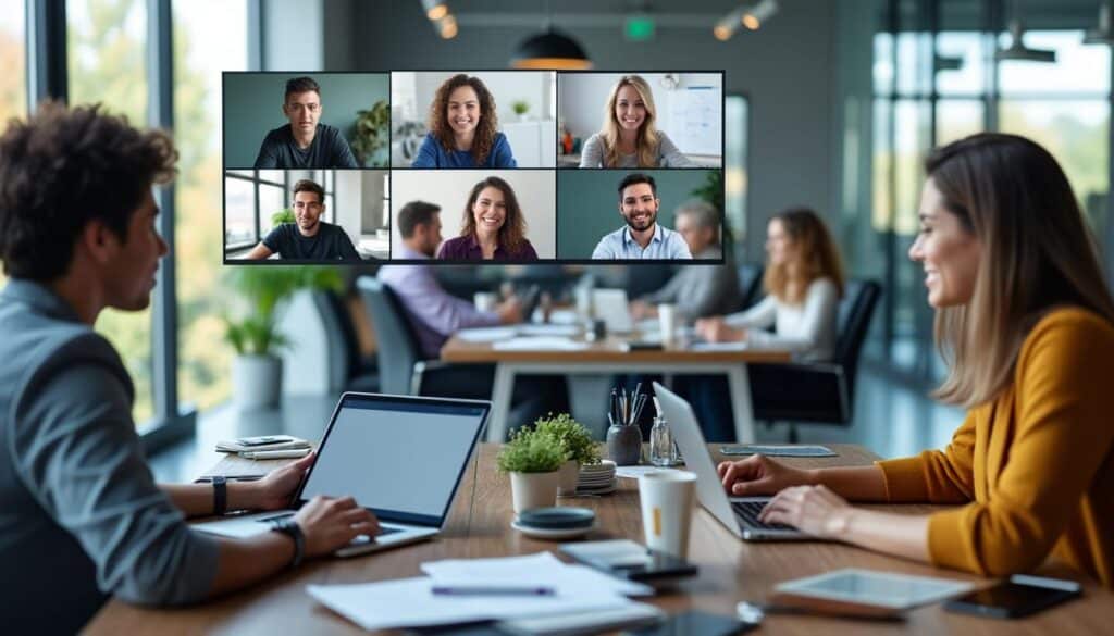 découvrez comment l’application microsoft teams facilite la communication et la collaboration en télétravail hybride, unifiant les échanges pour une productivité optimale.