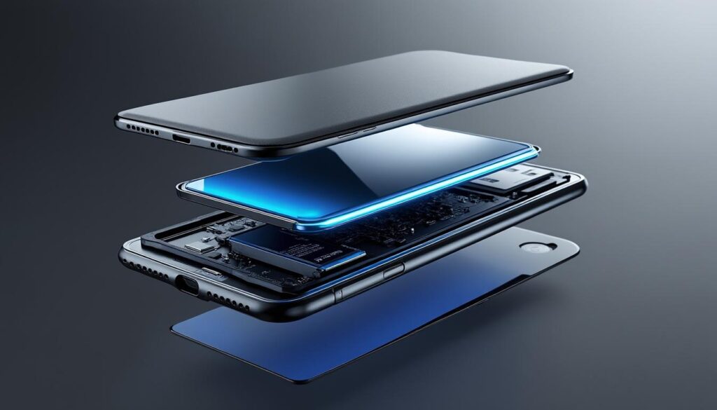 découvrez comment la batterie haute densité permet de réduire l'épaisseur totale des téléphones modernes tout en offrant une meilleure autonomie.