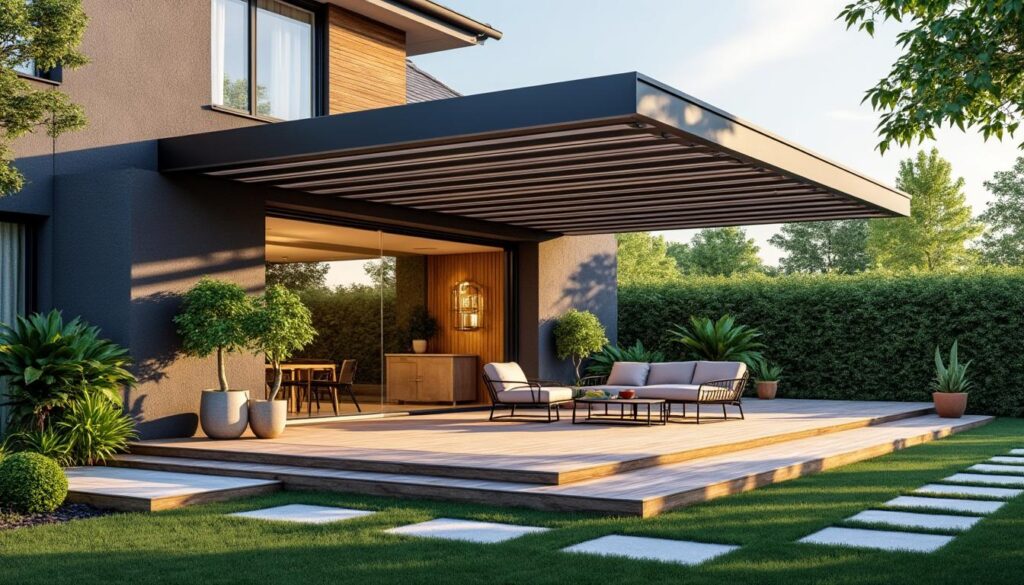 découvrez comment la pergola bioclimatique contrôle l'ombre et optimise le confort sur votre terrasse, pour profiter pleinement de votre espace extérieur toute l'année.