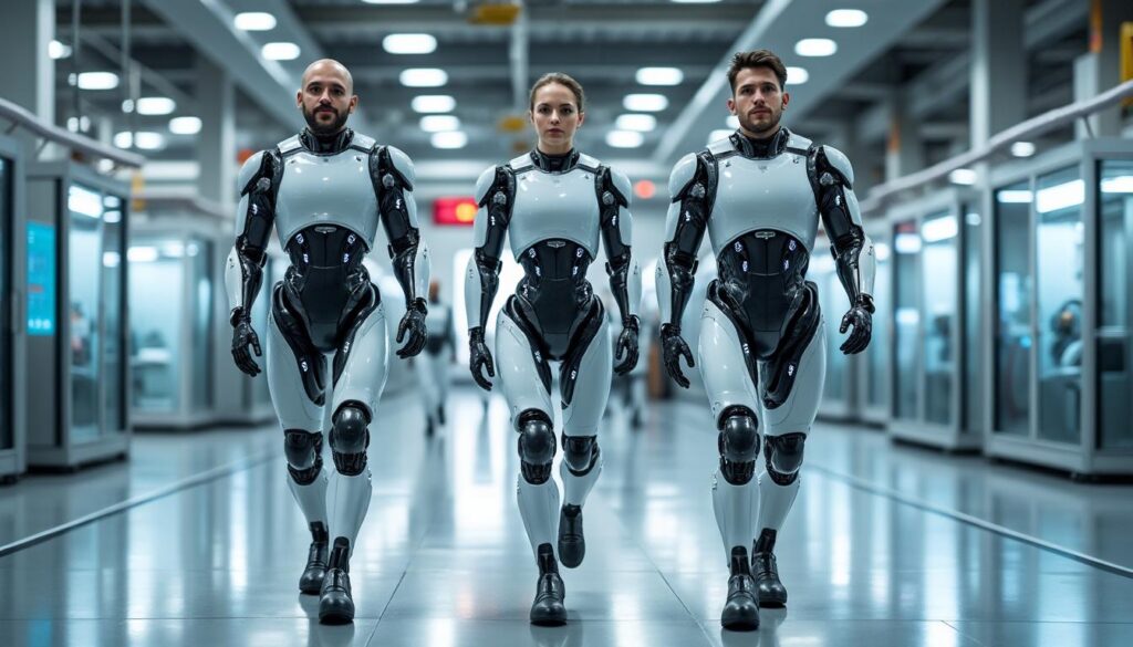 découvrez comment l’exosquelette motorisé révolutionne le travail des ouvriers en high-tech en réduisant leur fatigue et améliorant leur confort.
