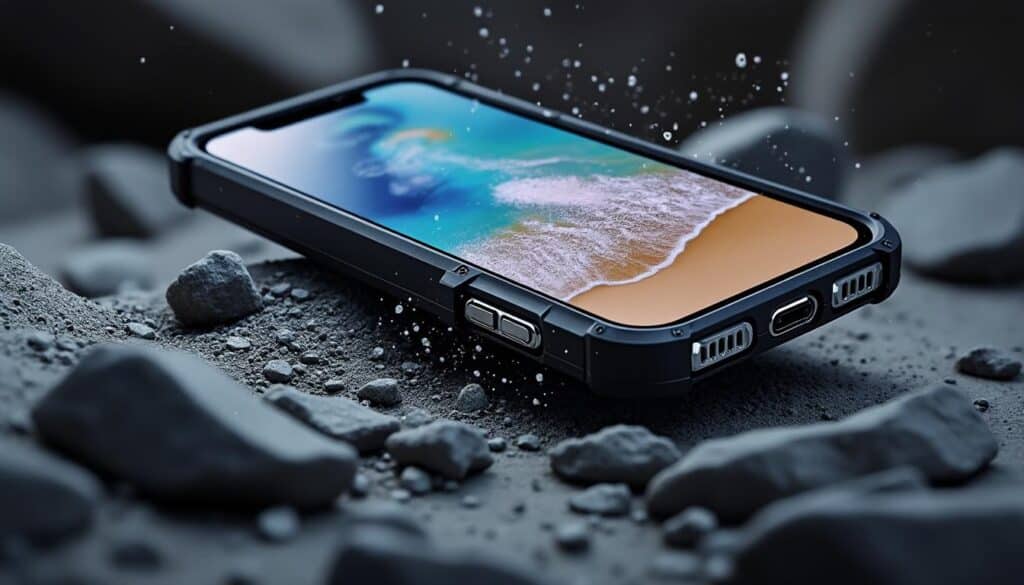 découvrez notre coque de protection spécialement conçue pour absorber efficacement les chocs et protéger votre téléphone des impacts du quotidien.