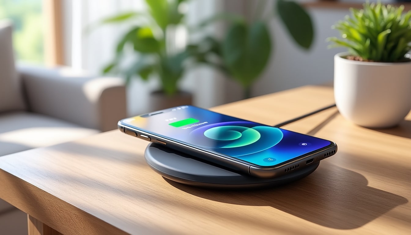 découvrez comment la recharge par induction facilite l'utilisation quotidienne de votre téléphone grâce à une méthode simple et sans fil.