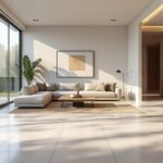 découvrez comment le carrelage grand format peut agrandir visuellement votre salon, apportant élégance et modernité à votre maison.