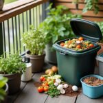 le composteur de balcon permet de réduire efficacement les déchets ménagers en transformant les restes alimentaires en compost, idéal pour les petits espaces urbains.