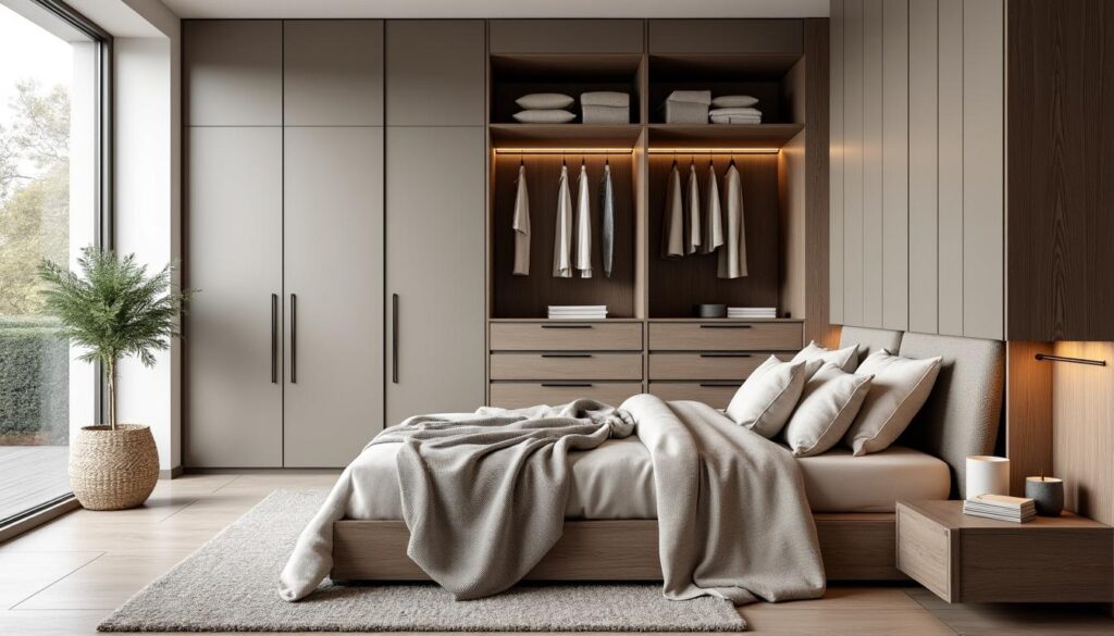 découvrez comment un placard sur mesure optimise l'espace et maximise le rangement dans la chambre de votre maison, alliant praticité et design personnalisé.