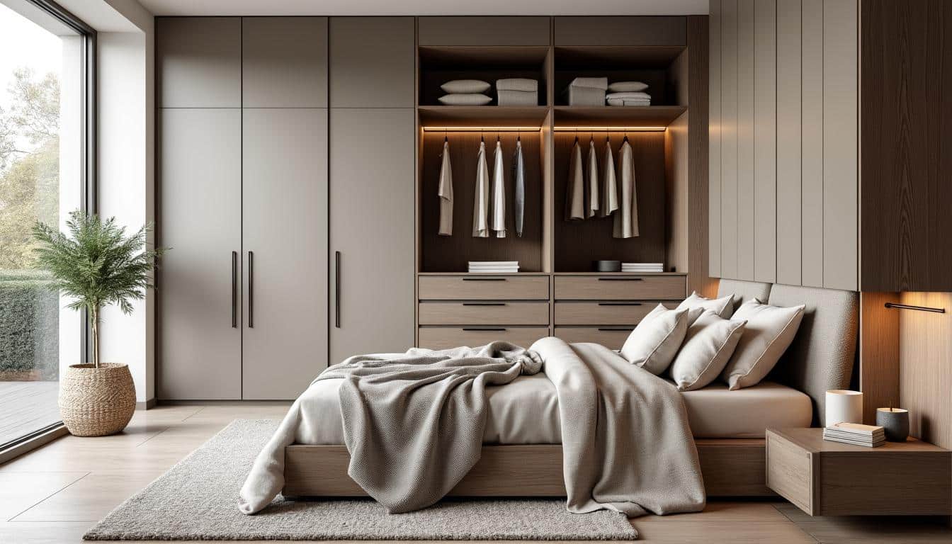 découvrez comment un placard sur mesure optimise l'espace et maximise le rangement dans la chambre de votre maison, alliant praticité et design personnalisé.