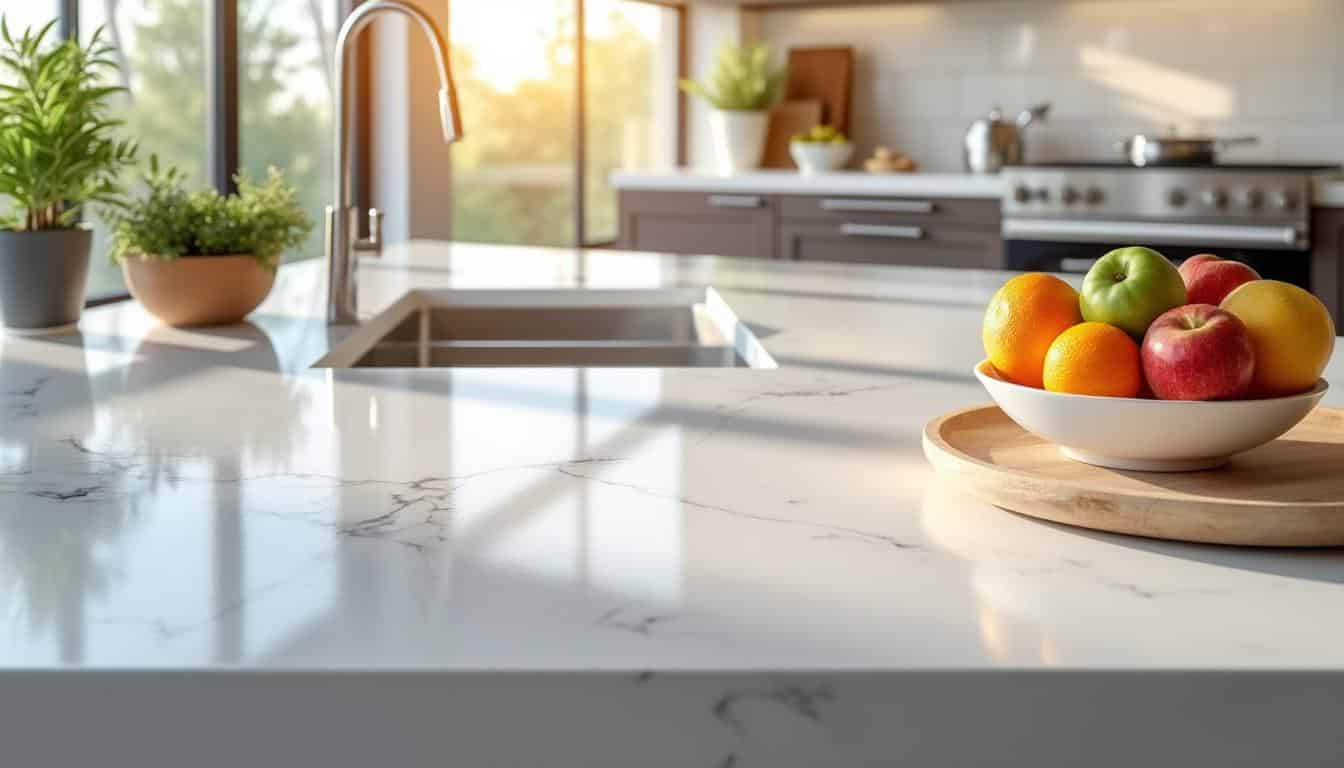 découvrez les avantages du plan de travail en quartz, une surface durable et esthétique idéale pour votre cuisine maison.