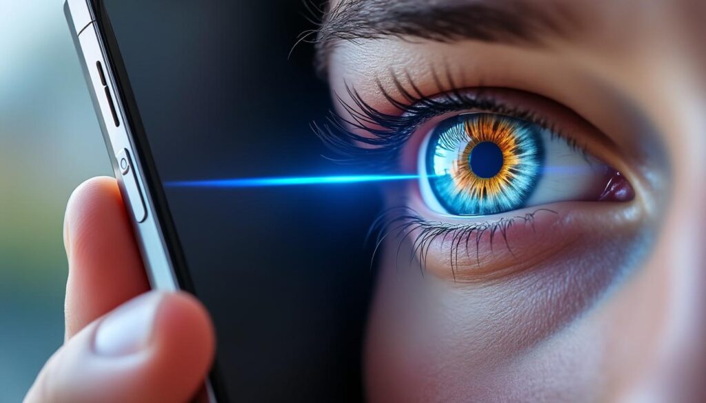 découvrez comment le scanner d’iris apporte une sécurité biométrique avancée à votre téléphone, garantissant une protection optimale et un accès rapide et sécurisé.