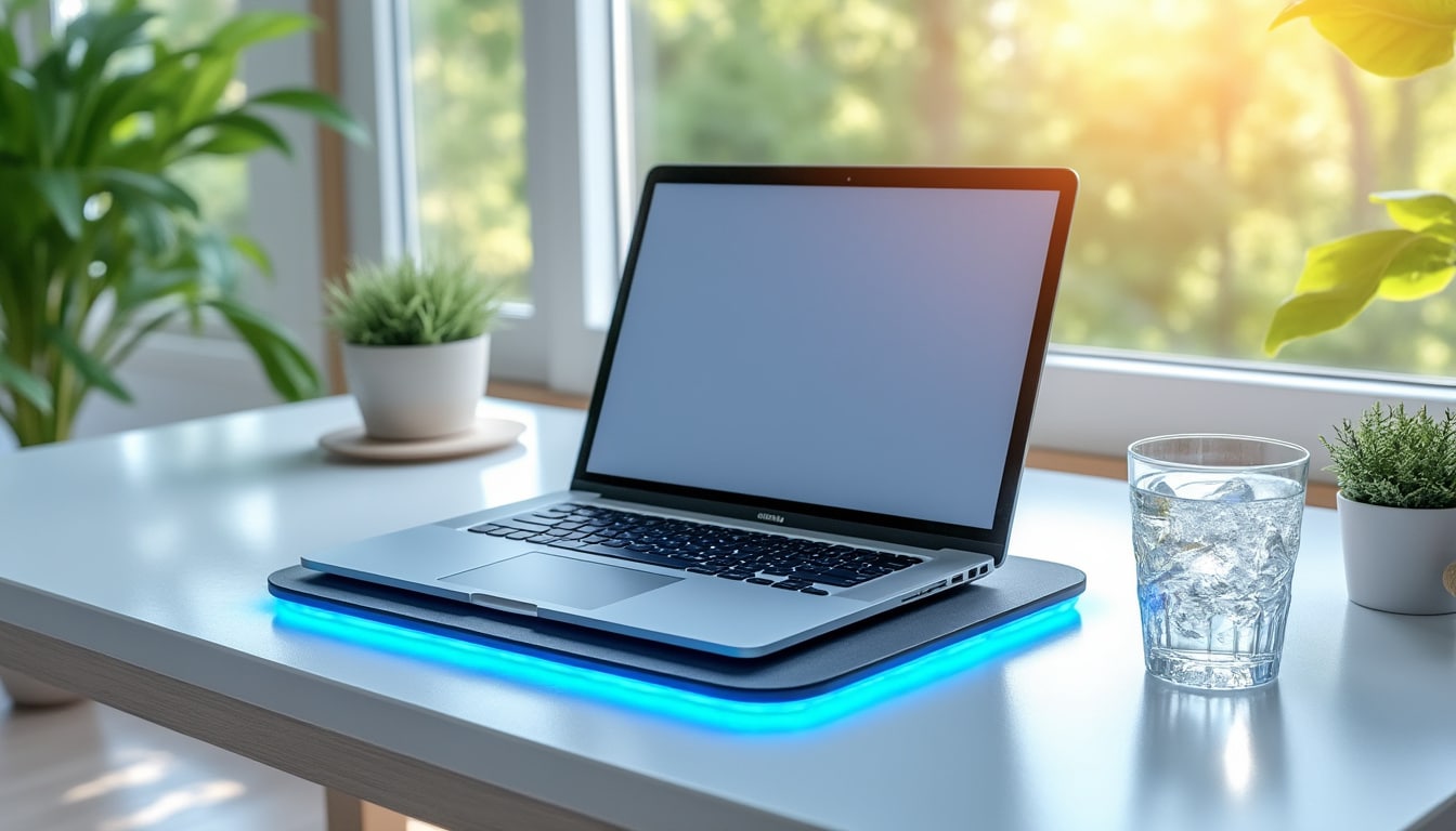 découvrez comment un support de refroidissement peut protéger et optimiser la performance de votre ordinateur portable pendant les chaleurs estivales.