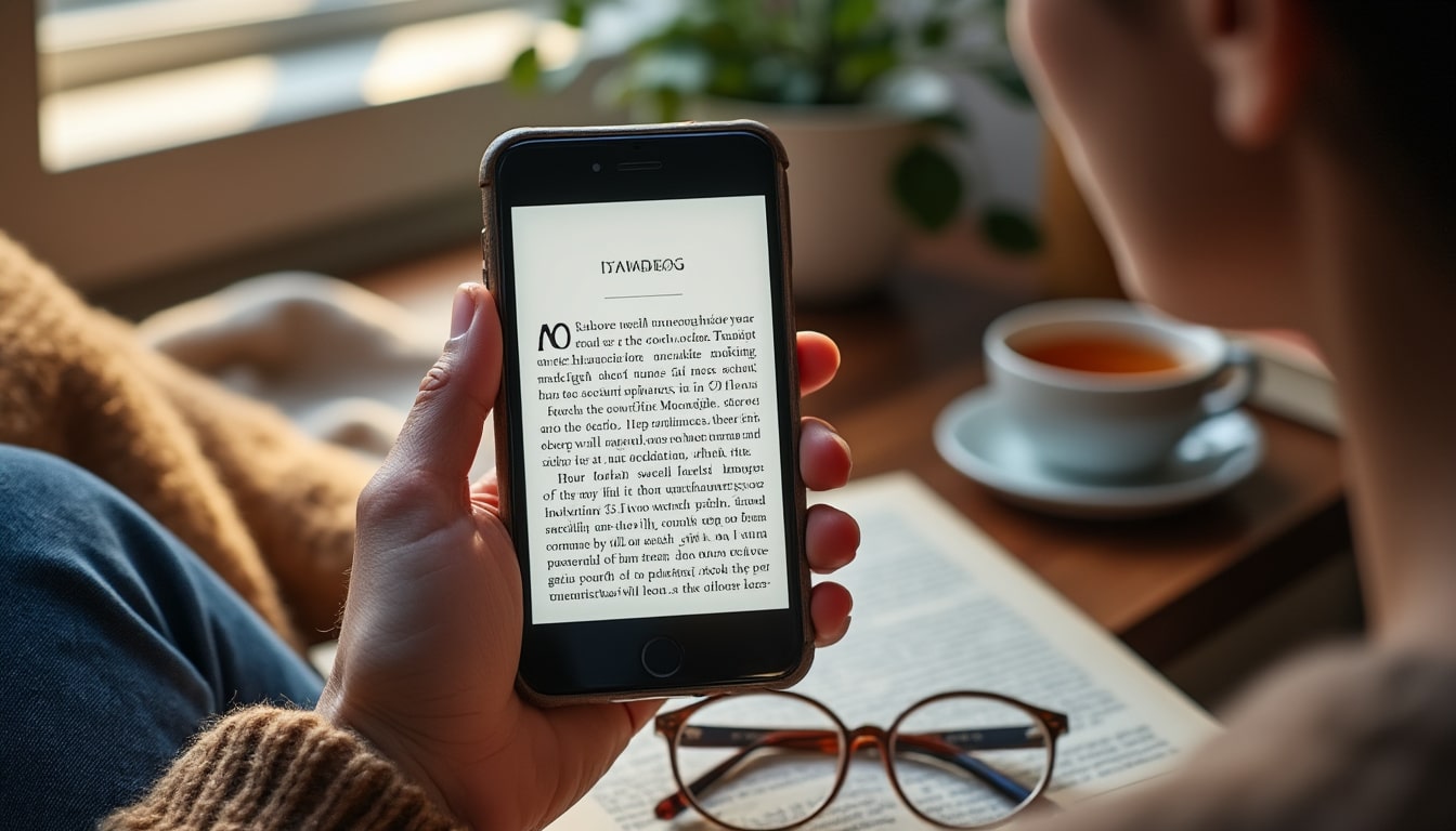 découvrez comment l'application kindle transforme votre smartphone en une liseuse numérique pratique, vous permettant de lire vos ebooks partout et à tout moment.