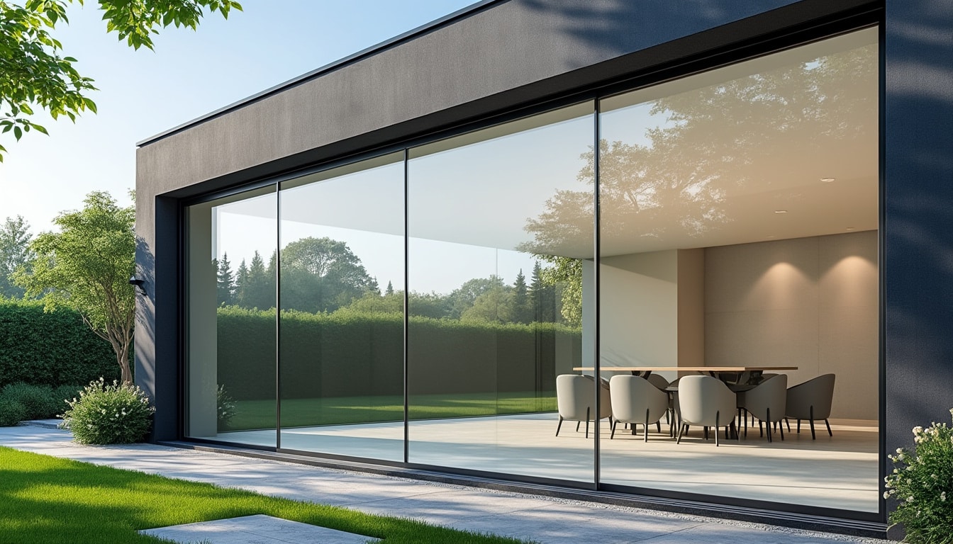découvrez comment le smart glass s'assombrit automatiquement pour garantir la protection de l'intimité de votre maison tout en apportant modernité et confort.