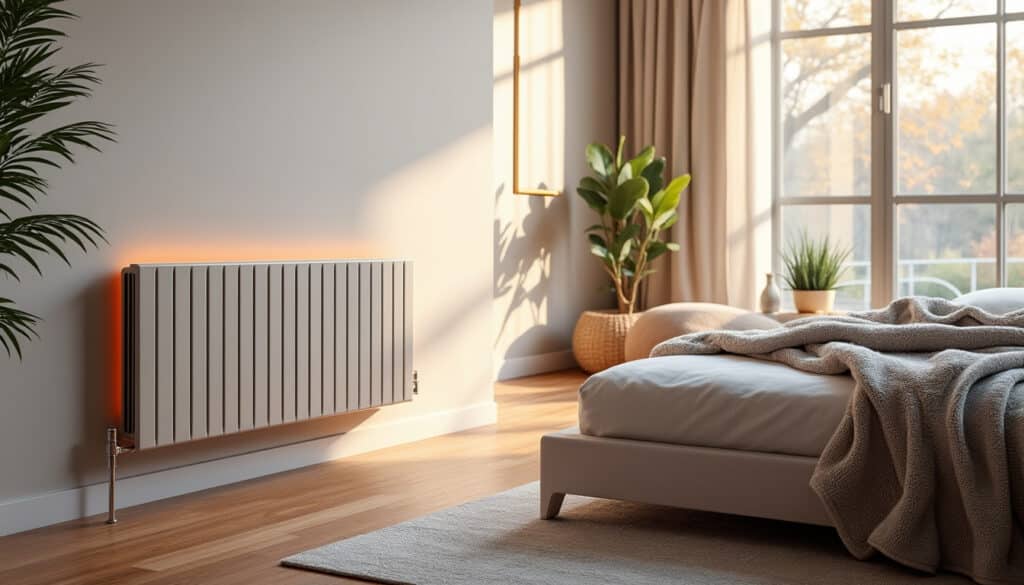 découvrez comment le radiateur à inertie assure une chaleur douce et stable pour une ambiance confortable dans la chambre de votre maison.