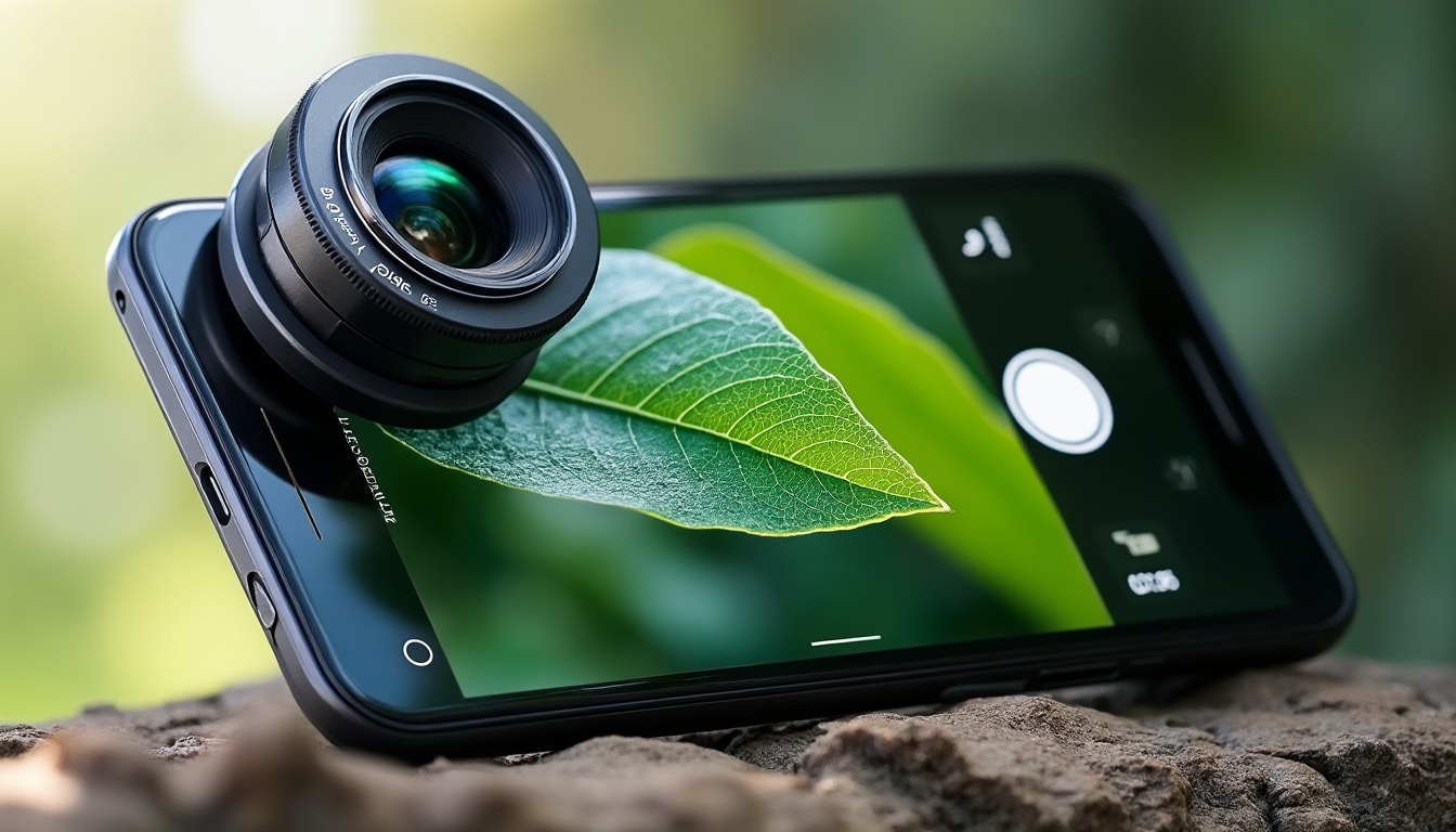découvrez comment la lentille macro pour téléphone permet de capturer des détails minuscules avec une précision exceptionnelle, idéale pour la photographie rapprochée.
