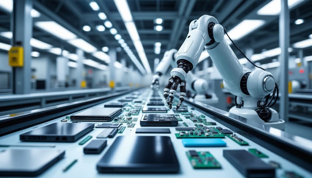 découvrez comment la robotique révolutionne l'automatisation des lignes de production dans le secteur de la high-tech, améliorant efficacité et précision.