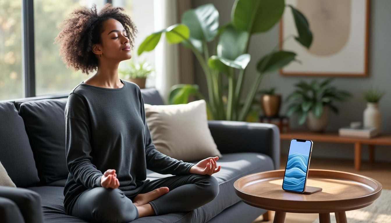 découvrez l'application headspace, votre compagnon mobile pour des exercices de respiration guidés, favorisant la relaxation et le bien-être au quotidien.