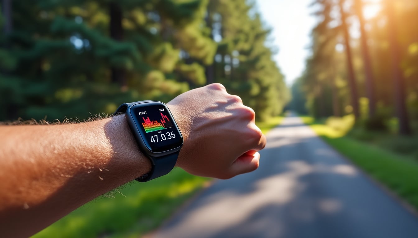 l’application strava utilise les capteurs pour analyser en temps réel votre fréquence cardiaque, vous aidant à optimiser vos entraînements et améliorer vos performances sportives.