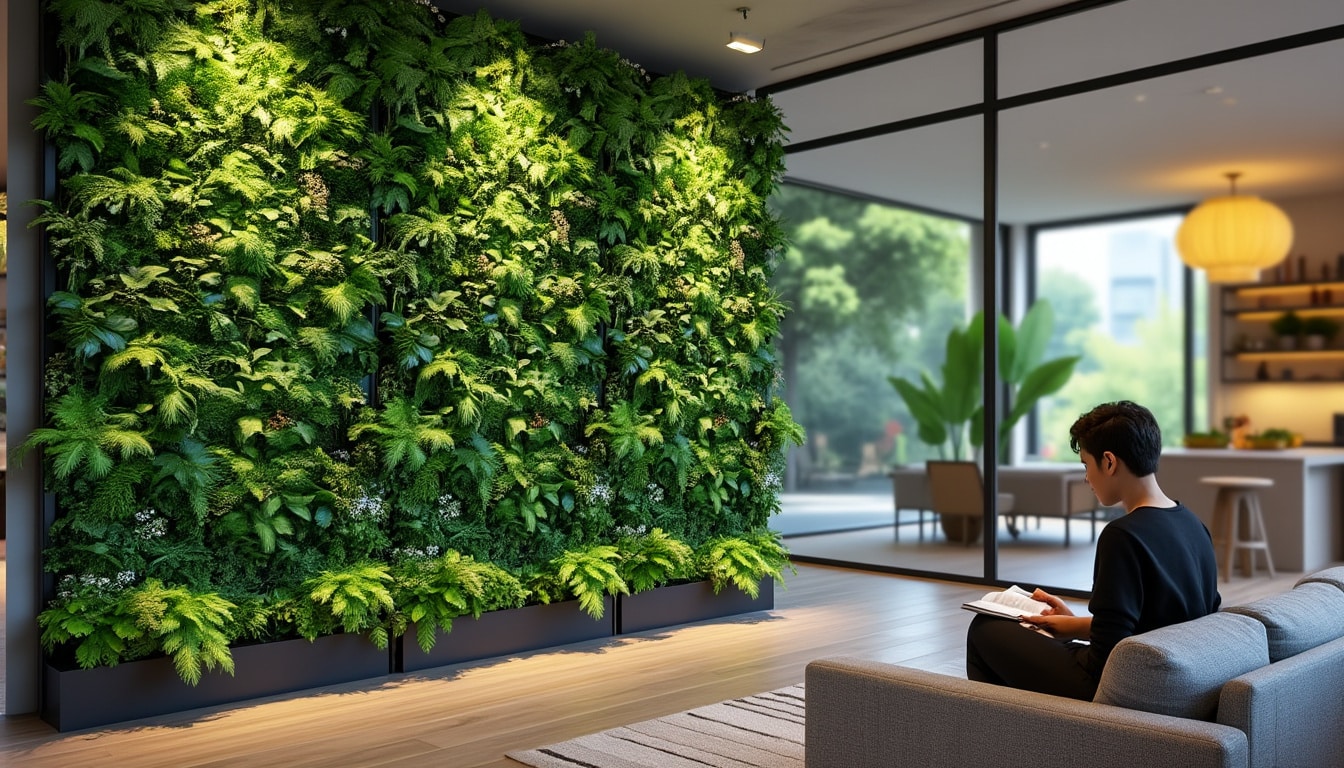 découvrez comment un jardin vertical peut réduire le bruit et améliorer l'isolation acoustique des pièces de votre maison tout en apportant une touche naturelle et esthétique.