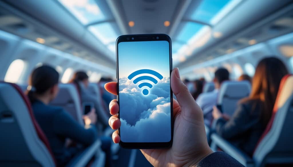 découvrez comment le mode avion sous android permet d'utiliser le wifi en plein vol pour rester connecté en toute sécurité lors de vos déplacements aériens.