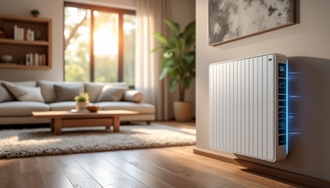 découvrez le radiateur électrique intelligent qui ajuste automatiquement la température de votre maison pour un confort optimal et des économies d'énergie.
