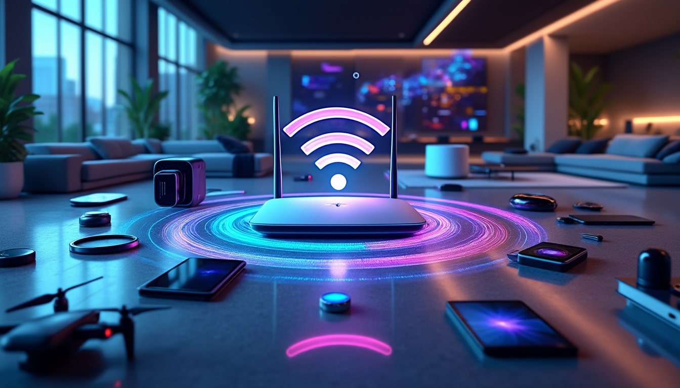 découvrez le wifi 7, la nouvelle norme high-tech capable de connecter jusqu'à 100 objets simultanément pour une performance et une vitesse inégalées.