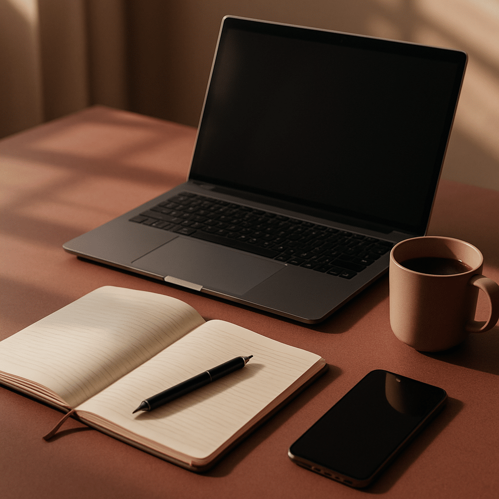Espace de travail dédié à la rédaction tech